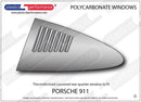 ポリカーボネート リアクォーターウインドウ左右セット｜Porsche 911/ 912
