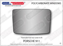 ポリカーボネート リアウインドウ｜Porsche 911/ 912