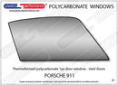 ポリカーボネート 右フロントドアウインドウ｜Porsche 911/ 912