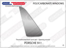 ポリカーボネート 右フロントベントウインドウ｜Porsche 911/ 912