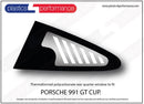 ポリカーボネート 左リアクォーターウインドウ｜Porsche 991 GT3 Cup