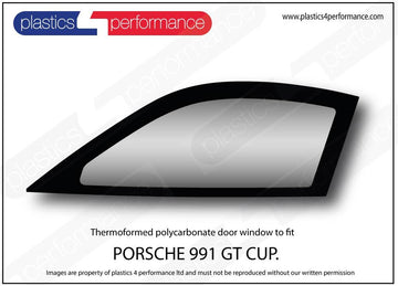 ポリカーボネート ウインドウキット｜Porsche 991 GT3 Cup