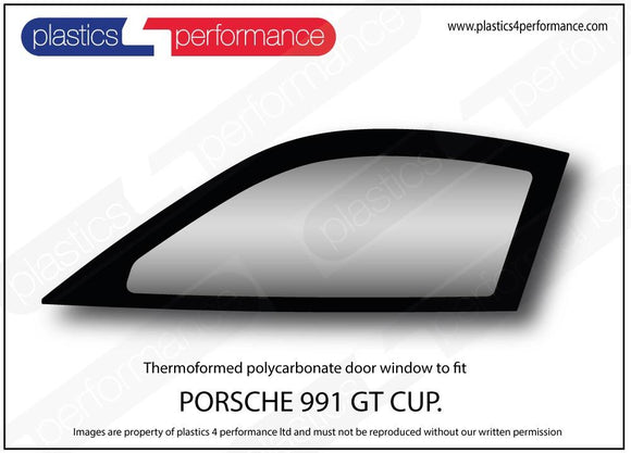 ポリカーボネート ウインドウキット｜Porsche 991 GT3 Cup