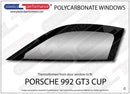 ポリカーボネート ウインドウキット｜Porsche 992 GT3 Cup