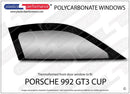 ポリカーボネート ウインドウキット｜Porsche 992 GT3 Cup