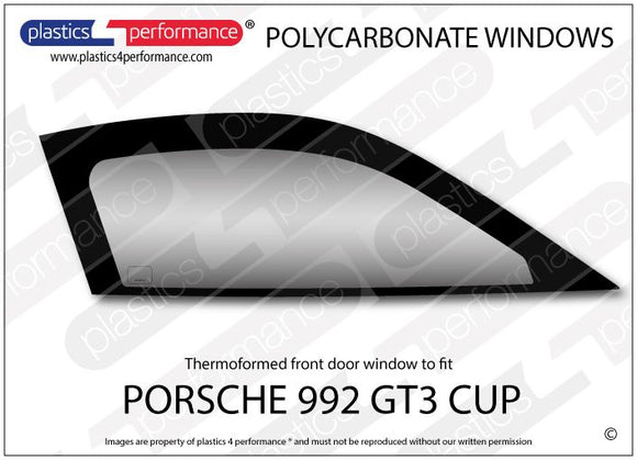 ポリカーボネート ウインドウキット｜Porsche 992 GT3 Cup
