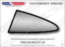ポリカーボネート 左リアクォーターウインドウ｜Porsche 996 GT3 Cup