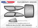 ポリカーボネート ウインドウキット｜Porsche 996 GT3 Cup