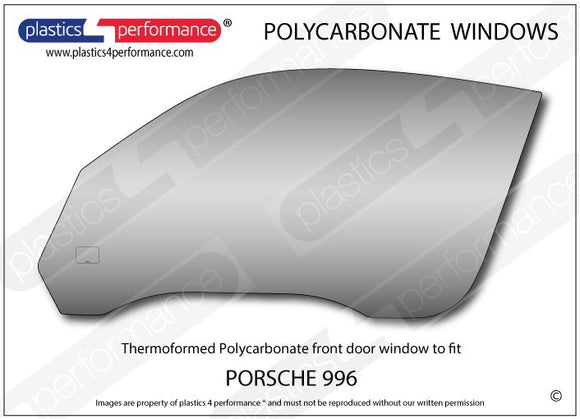 ポリカーボネート ルーバー付きウインドウキット｜Porsche 996