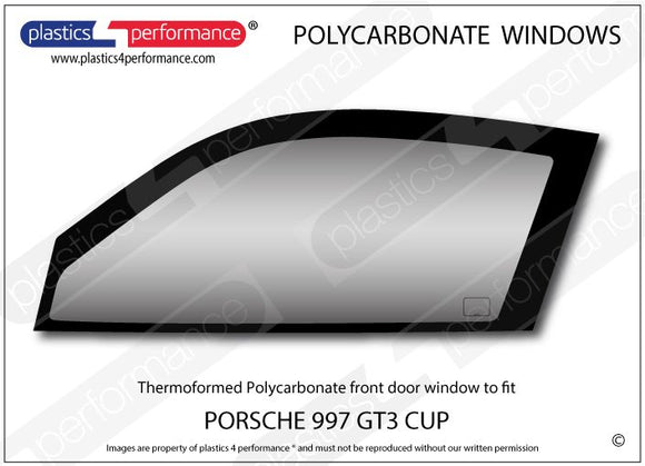 ポリカーボネート ウインドウキット｜Porsche 997 GT3 Cup