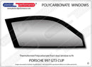 ポリカーボネート ウインドウキット｜Porsche 997 GT3 Cup