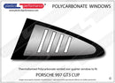 ポリカーボネート ウインドウキット｜Porsche 997 GT3 Cup