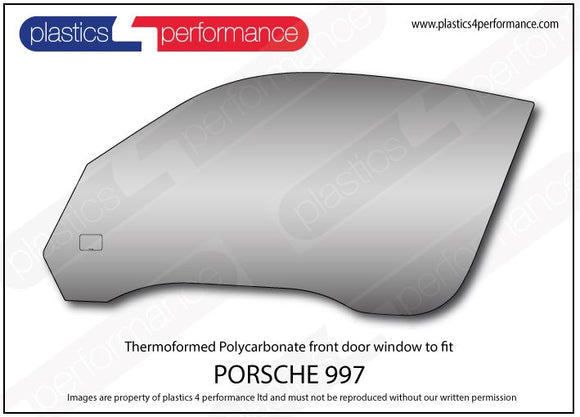 ポリカーボネート ルーバー付きウインドウキット｜Porsche 997