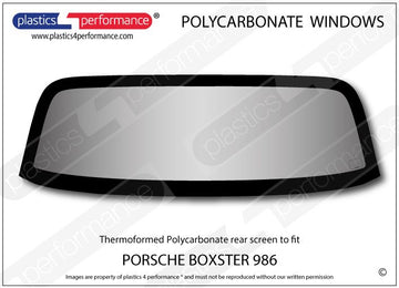 ポリカーボネート リアウインドウ｜Porsche Boxster 986