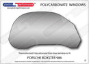 ポリカーボネート ウインドウキット｜Porsche Boxster 986