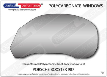 ポリカーボネート ウインドウキット｜Porsche Boxster 987