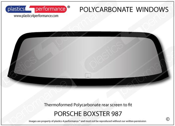 ポリカーボネート ウインドウキット｜Porsche Boxster 987