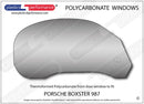 ポリカーボネート 右フロントドアウインドウ｜Porsche Boxster 987
