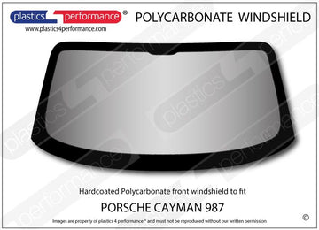 ポリカーボネート フロントウインドスクリーン｜Porsche Cayman 987