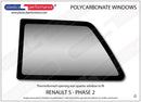ポリカーボネート 左リアクォーターウインドウ｜Renault 5 2nd Generation