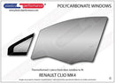 ポリカーボネート ウインドウキット｜Renault Clio Mk4 - Hatchback