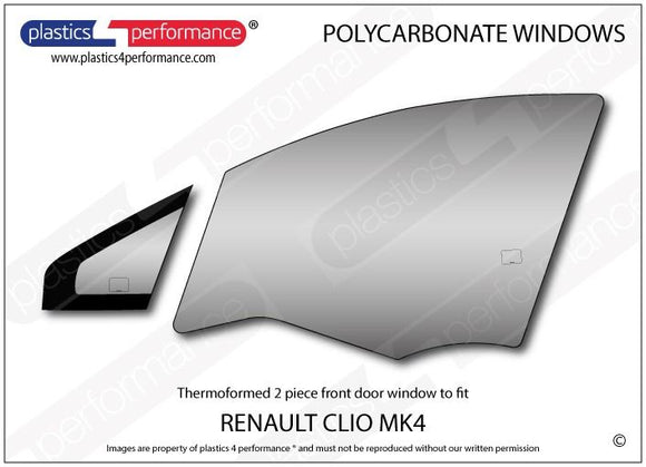 ポリカーボネート ウインドウキット｜Renault Clio Mk4 - Hatchback