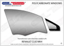 ポリカーボネート ウインドウキット｜Renault Clio Mk4 - Hatchback