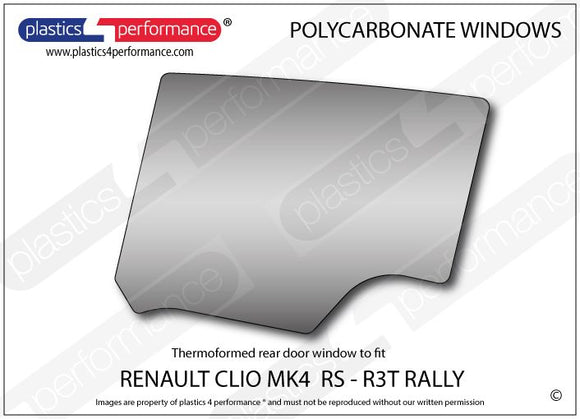 ポリカーボネート ウインドウキット｜Renault Clio MK4 RS R3T