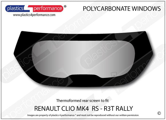 ポリカーボネート ウインドウキット｜Renault Clio MK4 RS R3T