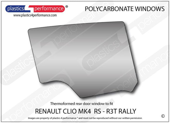 ポリカーボネート ウインドウキット｜Renault Clio MK4 RS R3T
