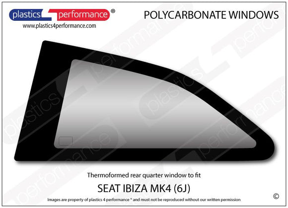 ポリカーボネート ウインドウキット｜SEAT Ibiza MK4 6J - 3dr Hatchback