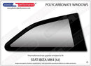 ポリカーボネート ウインドウキット｜SEAT Ibiza MK4 6J - 3dr Hatchback