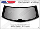 ポリカーボネート ウインドウキット｜SEAT Leon MK3 5F - 3dr Hatchback