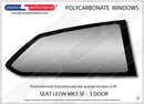 ポリカーボネート ウインドウキット｜SEAT Leon MK3 5F - 3dr Hatchback