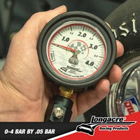 Longacre デラックス タイヤゲージ 0〜4BAR（アナログ）| 日本在庫品　送料無料