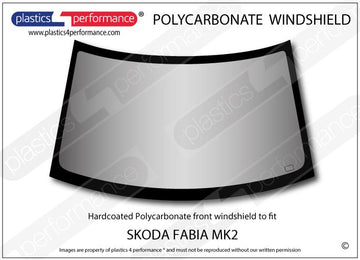 ポリカーボネート フロントウインドスクリーン｜Skoda Fabia MK2 5J - Hatchback