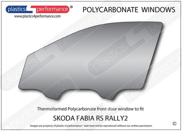 ポリカーボネート ウインドウキット｜Skoda Fabia RS Rally2