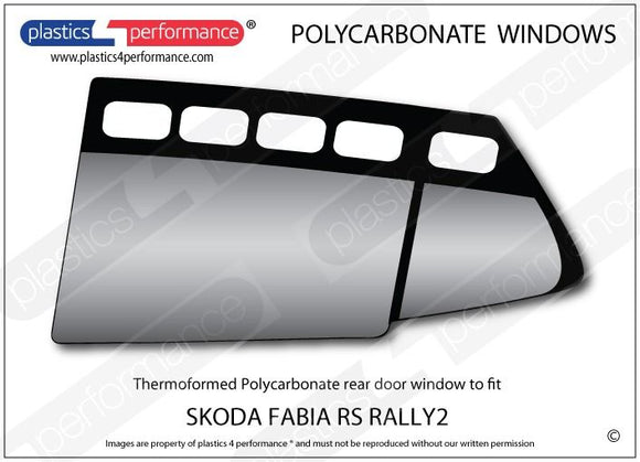 ポリカーボネート ウインドウキット｜Skoda Fabia RS Rally2