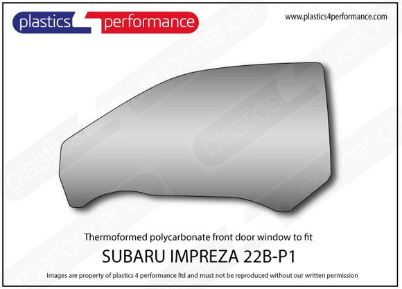 ポリカーボネート ウインドウキット｜スバル Impreza 22B STi
