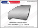 ポリカーボネート 左フロントドアウインドウ｜スバル Impreza GD