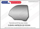 ポリカーボネート ウインドウキット｜スバル Impreza GD