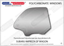ポリカーボネート ウインドウキット｜スバル Impreza GF Wagon