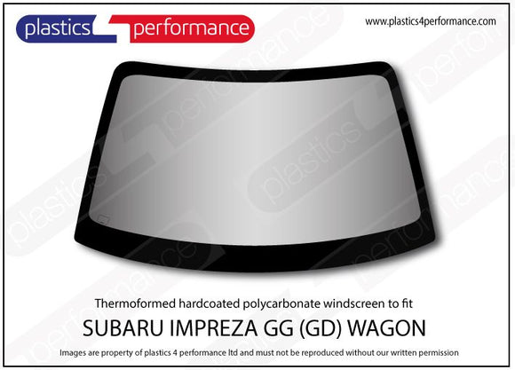 ポリカーボネート フロントウインドスクリーン｜スバル Impreza GG Wagon
