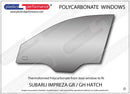 ポリカーボネート ウインドウキット｜スバル Impreza GR / GH