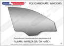 ポリカーボネート 右フロントドアウインドウ｜スバル Impreza GR / GH