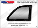 ポリカーボネート ウインドウキット｜スバル Impreza WRX Type R STI Coupe