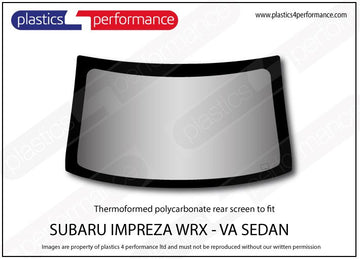 ポリカーボネート リアウインドウ｜スバル Impreza WRX / VA Sedan