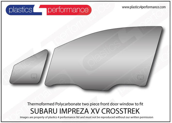 ポリカーボネート ウインドウキット｜スバル Impreza XV Crosstrek