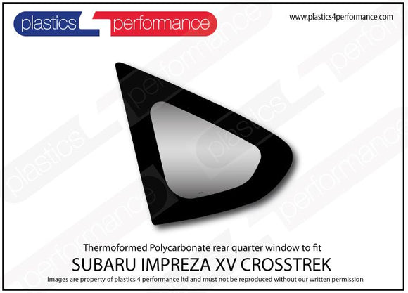 ポリカーボネート ウインドウキット｜スバル Impreza XV Crosstrek