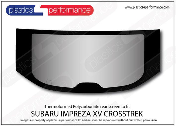 ポリカーボネート ウインドウキット｜スバル Impreza XV Crosstrek